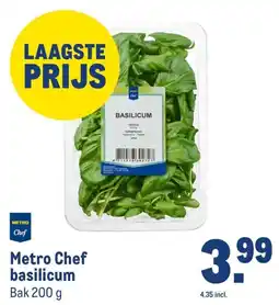Makro Metro Chef basilicum aanbieding