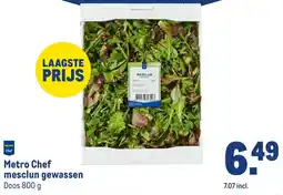 Makro Metro Chef mesclun gewassen aanbieding