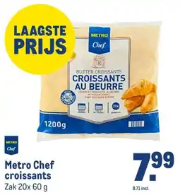 Makro Metro Chef croissants aanbieding