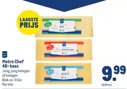 Makro Metro Chef 48+ kaas aanbieding