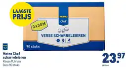Makro Metro Chef scharreleieren aanbieding