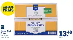Makro Metro Chef frites aanbieding