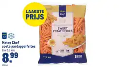 Makro Metro Chef zoete aardappelfrites aanbieding