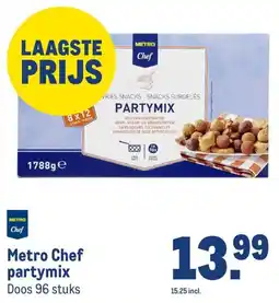 Makro Metro Chef partymix aanbieding