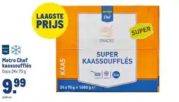 Makro Metro Chef kaassoufflés aanbieding