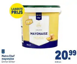 Makro Metro Chef mayonaise aanbieding
