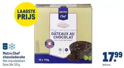 Makro Metro Chef chocoladecake aanbieding