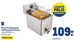 Makro Metro Professional elektrische friteuse aanbieding