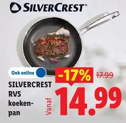 Lidl Silvercrest RVS koekenpan aanbieding