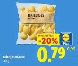 Lidl Krieltjes naturel aanbieding