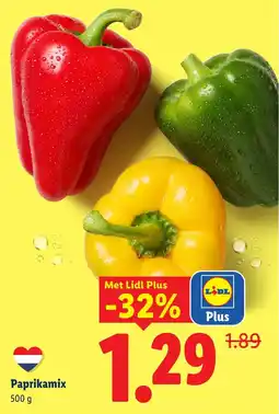 Lidl Paprikamix aanbieding