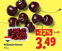 Lidl Hollandse kersen aanbieding