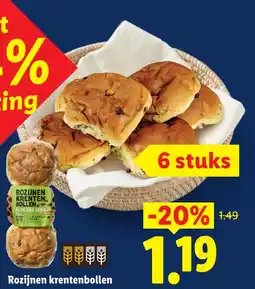 Lidl Rozijnen kretenbollen aanbieding