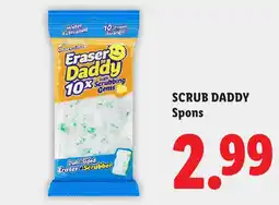 Lidl Eraser Daddy Scrub Spons aanbieding