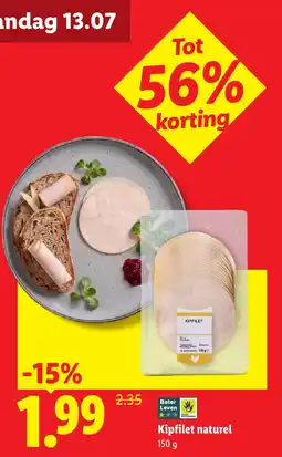 Lidl Kipfilet naturel aanbieding