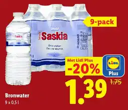 Lidl Bronwater aanbieding