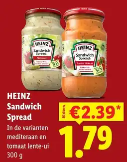 Lidl Heinz Sandwich Spread aanbieding