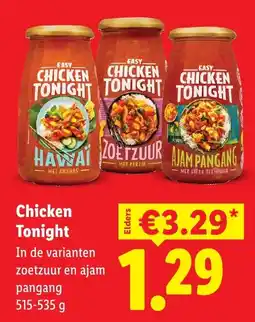 Lidl Chicken Tonight aanbieding