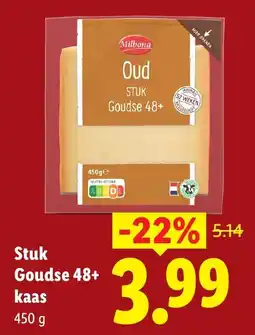 Lidl Milbona Oud Stuk Goudse 48+ aanbieding