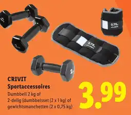 Lidl Crivit Sportaccessoires aanbieding