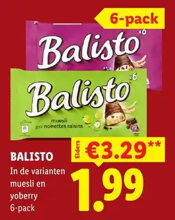 Lidl Balisto aanbieding