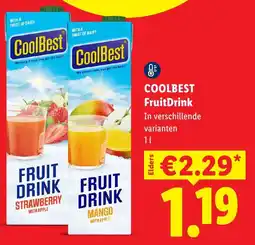 Lidl CoolBest FruitDrink aanbieding