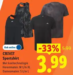 Lidl Crivit Sportshirt aanbieding