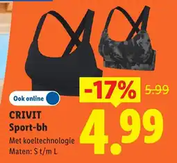 Lidl Crivit Sport-bh aanbieding