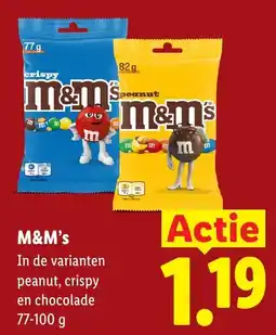 Lidl M&M's aanbieding