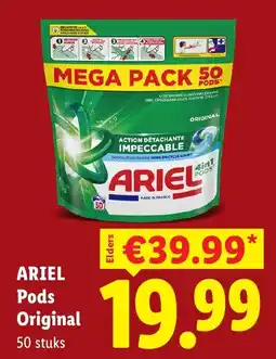 Lidl Ariel Pods Original aanbieding