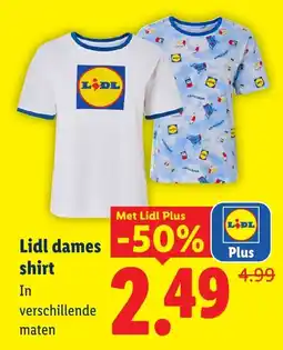 Lidl Lidl dames shirt aanbieding