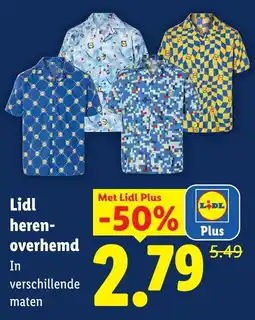Lidl Lidl heren-overhemd aanbieding
