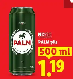 Lidl Palm Pils aanbieding