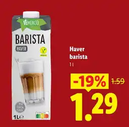 Lidl Vemondo Haver barista aanbieding