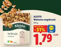 Lidl Alesto Walnoten ongebrand aanbieding