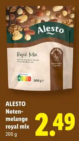 Lidl Alestto Notenmelange royal mix aanbieding