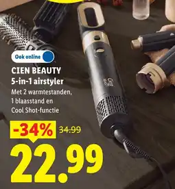 Lidl Cien Beauty 5-in-1 airstyler aanbieding