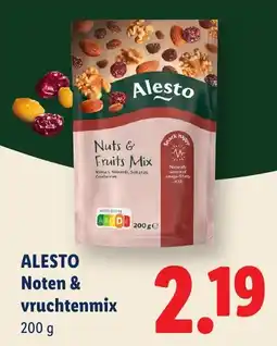 Lidl Alesto Noten & vruchtenmix aanbieding