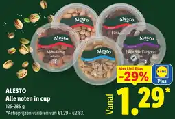 Lidl Alle noten in cup aanbieding