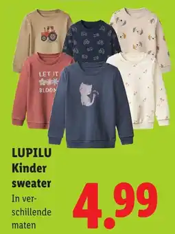 Lidl Lupilu Kinder sweater aanbieding