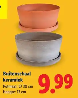 Lidl Buitenschaal keramiek aanbieding