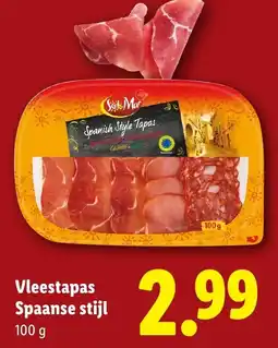 Lidl Vleestapas Spaanse stijl aanbieding