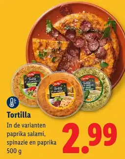 Lidl Tortilla aanbieding