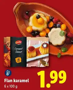 Lidl Flan karamel aanbieding