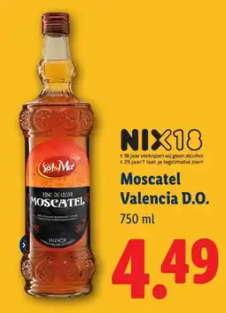 Lidl Vino de Licor Moscatel aanbieding
