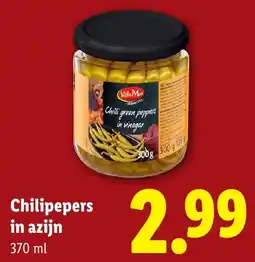 Lidl Chilipepers in azijn aanbieding