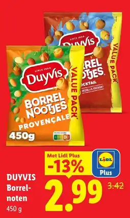 Lidl Duyvis Borrel-noten aanbieding
