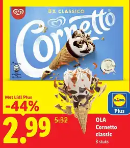 Lidl OLA Cornetto classic aanbieding