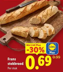 Lidl Frans stokbrood aanbieding