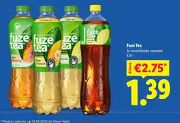 Lidl Fuze Tea aanbieding